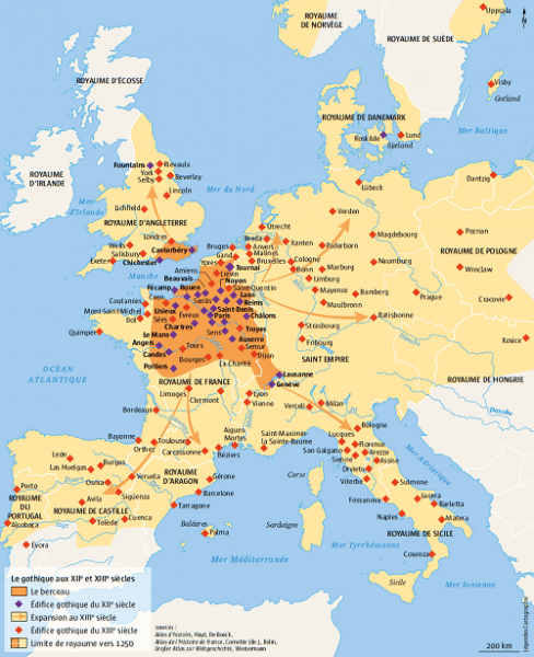 10 cathÃ©drales gothiques de l'Europe mÃ©diÃ©vale
