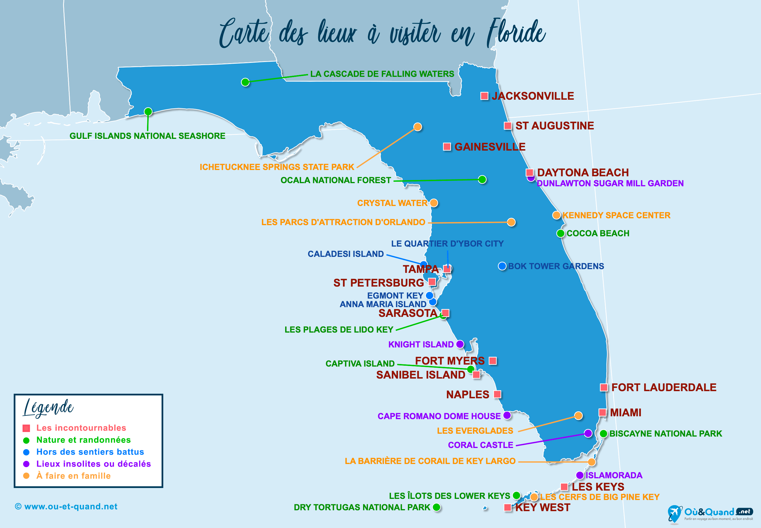 15 lieux incontournables Ã  voir en Floride