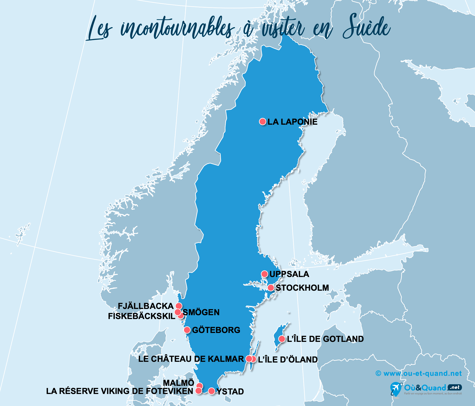 15 lieux incontournables à voir en Suède