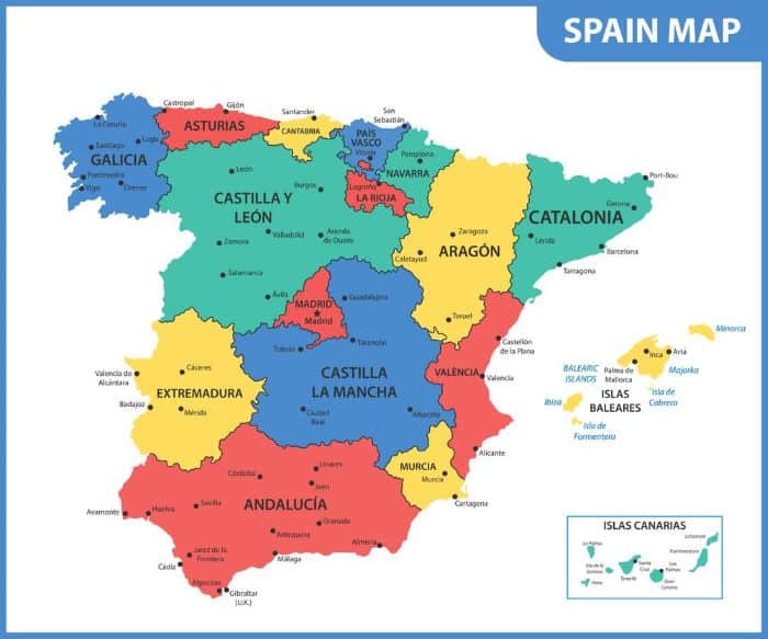 17 plus belles rÃ©gions d'Espagne