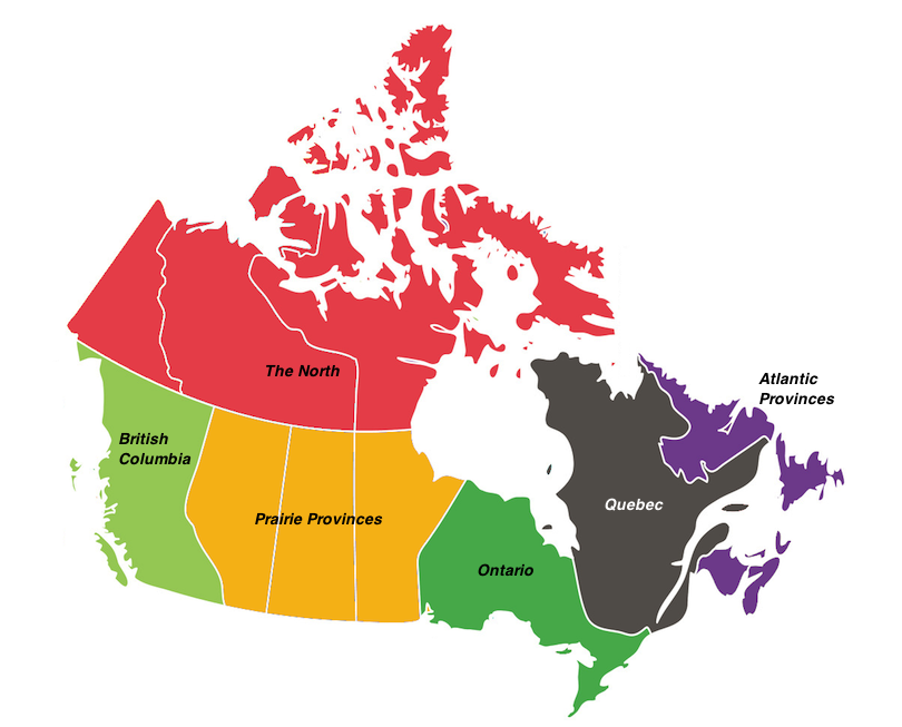 6 plus belles rÃ©gions du Canada