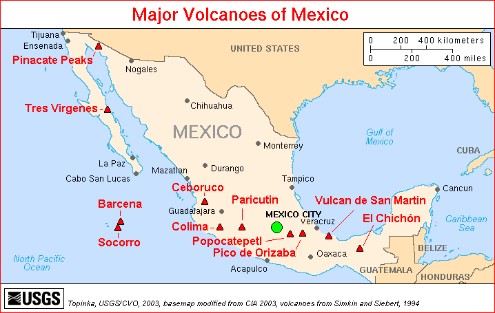 Laissez-vous surprendre par les imposants volcans du Mexique