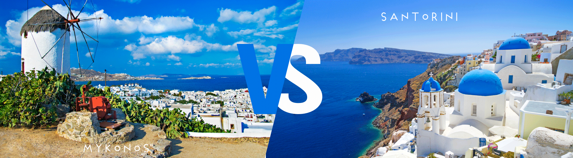 Mykonos ou Santorin : quelle île est la meilleure ?