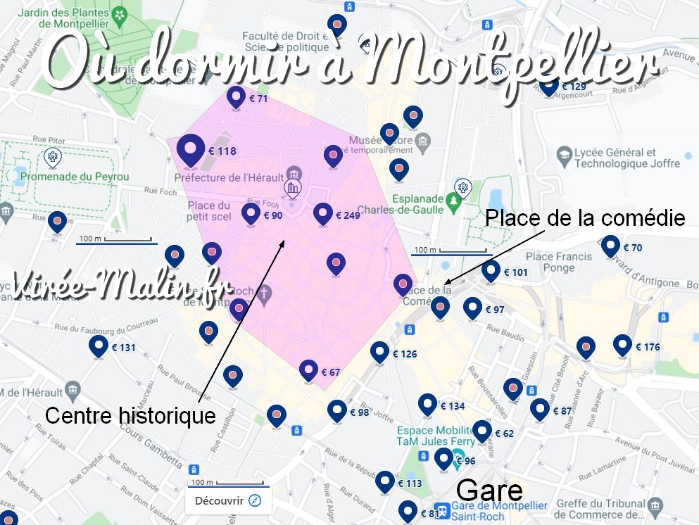 OÃ¹ dormir Ã  Montpellier : les meilleurs quartiers et hÃ´tels