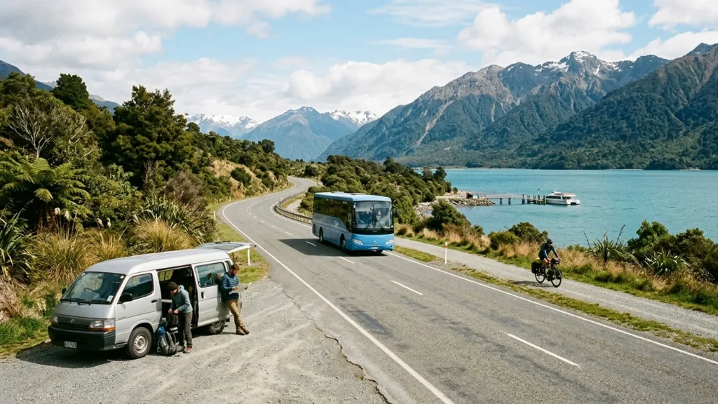 Transport en Nouvelle-Zélande : options utiles : photo de couverture pour illustrer cet article